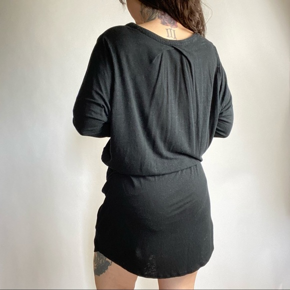 SOFT JOIE Dayle Linen Button Dress in Black XS - Picture 5 of 10